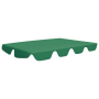 vidaXL Резервен сенник за градинска люлка, зелен, 150/130x105/70 см（SKU:312101, снимка 1 - Градински мебели, декорация  - 44852554