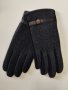 36 Мъжки ръкавици кашмир в тъмен цвят 