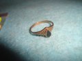 СТАРИНЕН БРОНЗОВ АРТ НУВО ПРЪСТЕН с ЧЕРЕН ОНИКС МАЙСТОРСКА ИЗРАБОТКА РЕТРО ВИНТИДЖ БИЖУ 7193, снимка 15