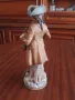 Порцеланова статуетка, старинна от бисквитен порцелан, снимка 3