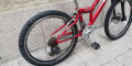 Велосипед колело 24цола 18ск преден амортисьор аиро капки предна дискова спирачка технически ок , снимка 10