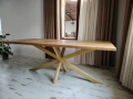 Трапезна маса с дъбов плот, снимка 4