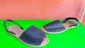 Английски дамски сандали-еспадрили естествена кожа , снимка 1 - Сандали - 33064891