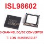 ISL98602IRAAZ -  T-CON RUNTK5351 - 5 Channel DC/DC Converter LCD TV, снимка 1 - Друга електроника - 35373794