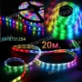 Силиконова Лента 20м. Многоцветна RGB за Коледна Украса Водоустойчива, снимка 2