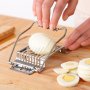 🥚 Уред за ръчно рязане на варени яйца от неръждаема стомана, снимка 1