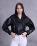 Дамско кожено байкър яке , снимка 3