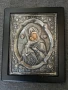 Икона на Богородица. Сребро 950.Осветена., снимка 1