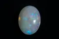 Етиопски опал 3.35ct овален кабошон, снимка 1