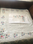 Калъфки за възглавница и покривка - ръчно бродирани, снимка 1