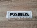 черен надпис Skoda Fabia емблеми лого нов стил, снимка 4