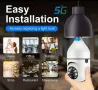 Wi-Fi камера електрическа крушка за видеонаблюдение, снимка 1