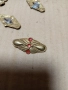 Комплект Стари Бронзови Брошки От Соца. , снимка 9