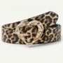 Ефектен леопардов колан с красиво сърце, снимка 2