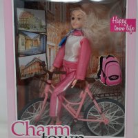 Много красива кукла върху колело тип Барби (Barbie), снимка 1 - Кукли - 40290286