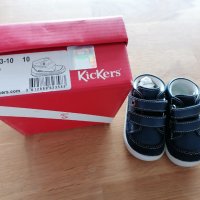 Естествена кожа детски обувки KicKers