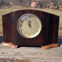 Стар немски часовник касичка, снимка 1 - Антикварни и старинни предмети - 32316259