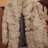 палто сребърна лисица, снимка 1 - Палта, манта - 35621281