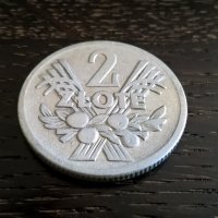 Монета - Полша - 2 злоти | 1958г., снимка 2 - Нумизматика и бонистика - 26813900