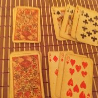 Стари карти  за игра, снимка 1 - Карти за игра - 28059219