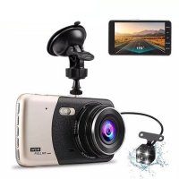 Видеорегистратор Automat, T503 - Full HD, 2 камери, нощно HDR заснемане, G-сензор, Сив/Черен, снимка 1 - Аксесоари и консумативи - 28019033