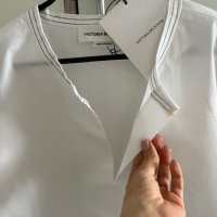 Victoria Beckham бяла тениска/блуза, снимка 5 - Тениски - 44127538