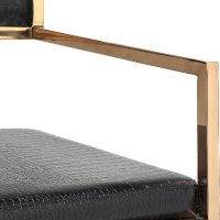 Комплект дизайнерски столове Kare Design Jazz Rosegold 79570 2броя Трапезни столове с подлакътници Д, снимка 6 - Столове - 44043241