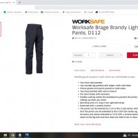 BRAGE Brandy Light Work Wear Pant размер 56 / XL - XXL работен панталон W2-16, снимка 2 - Панталони - 40124997