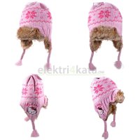 Зимна шапка HELLO KITTY, снимка 2 - Шапки, шалове и ръкавици - 43240924