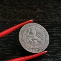 Монета - Нидерландия - 2 и 1/2 (половина) цента | 1884г., снимка 3 - Нумизматика и бонистика - 33598083