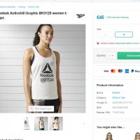 Reebok Women's ACTIVCHILL Graphic Tank, снимка 13 - Потници - 26521666