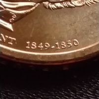 Възпоменателна монета ZACHARY TAYLOR 12 президент на САЩ (1849-1850) за КОЛЕКЦИЯ 38079, снимка 5 - Нумизматика и бонистика - 40764593