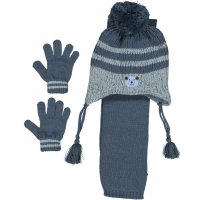 Намален! Нов детски зимен комплект , снимка 2 - Шапки, шалове и ръкавици - 38449486