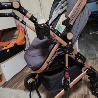 Комбинирана бебешка количка Lorelli Alba Premium Set 3в1 , снимка 15 - Детски колички - 43676161