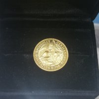 Юбилейна златна монета 23,6К, снимка 1 - Нумизматика и бонистика - 37382302