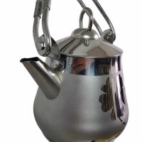 Чайник от неръждаема стомана с двойно дъно, снимка 2 - Аксесоари за кухня - 43006324