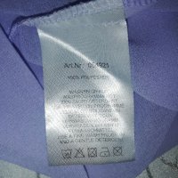 Елегантна лилава полупрозрачна блуза р-р Л, снимка 10 - Корсети, бюстиета, топове - 36804675
