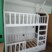 Двуетажно детско легло тип къщичка, снимка 8 - Други стоки за дома - 40436960
