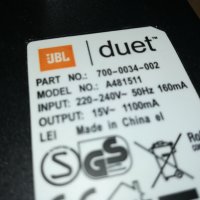 JBL DUET 15V ADAPTER-ВНОС SWISS 1311211700, снимка 14 - Мрежови адаптери - 34793253