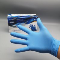 Нитрилни ръкавици Aldena 100 бр./оп. без пудра сини, снимка 1 - Медицински консумативи - 38214468