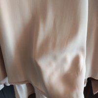 туника в цвят крем с издължен гръб в плисе размер ХЛ, снимка 2 - Туники - 40624982