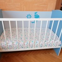 Бебешко детско легло, с матрак, снимка 4 - Бебешки легла и матраци - 43640038