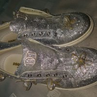 Спортно елегантни сребърни обувки Dsquared2, снимка 12 - Дамски елегантни обувки - 28913400