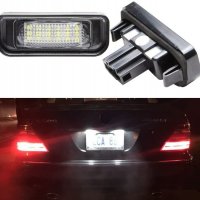 LED Диодни Плафон за Заден Номер Светлини Mercedes C S W203 W204 W220, снимка 5 - Аксесоари и консумативи - 32270736