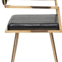 Комплект дизайнерски столове Kare Design Jazz Rosegold 79570 2броя Трапезни столове с подлакътници Д, снимка 5 - Столове - 44043241