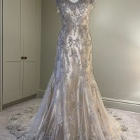 бюджетна булчинска рокля от луксозна дантела, снимка 18 - Сватбени рокли - 37339222
