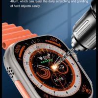 Apple Watch 9 ultra gen 2 49мм 2,2 инча дисплеи Смарт часовник, снимка 15 - Смарт часовници - 42434242
