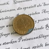 Монета - Германия - 10 пфенига | 1990г.; серия G, снимка 2 - Нумизматика и бонистика - 29018723