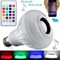 Лампа тонколона RGB Bluetooth дистанционно , снимка 4 - Тонколони - 26862789