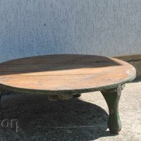 Дървена маса ''Синия'', снимка 1 - Антикварни и старинни предмети - 38541246